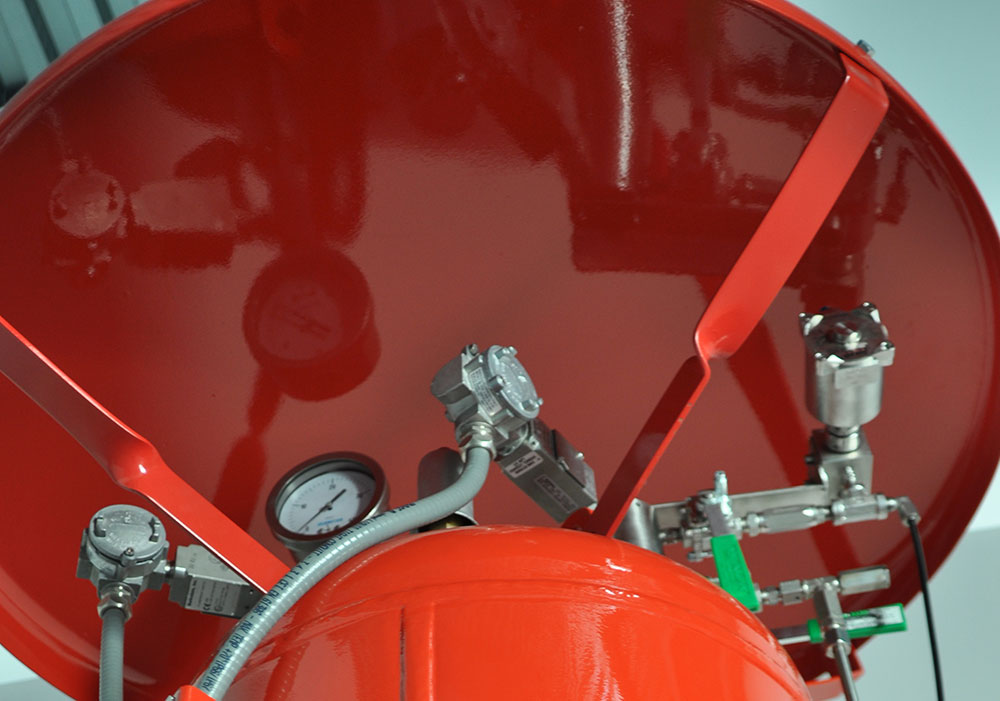 مخزن و سایبان سیستم اطفای حریق ریم سیل گازی CF3I - آرکا صنعت